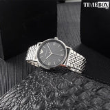 Buy Shop Emporio Armani Kappa Quartz Grey Dial Silver Mesh Bracelet Watch For Men - AR11068 USA Online