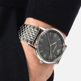 Buy Shop Emporio Armani Kappa Quartz Grey Dial Silver Mesh Bracelet Watch For Men - AR11068 USA Online
