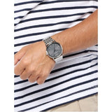 Buy Shop Emporio Armani Kappa Quartz Grey Dial Silver Mesh Bracelet Watch For Men - AR11068 USA Online
