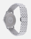 Buy Shop Emporio Armani Kappa Quartz Grey Dial Silver Mesh Bracelet Watch For Men - AR11068 USA Online