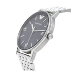 Buy Shop Emporio Armani Kappa Quartz Grey Dial Silver Mesh Bracelet Watch For Men - AR11068 USA Online