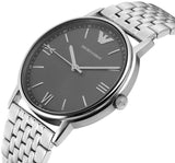 Buy Shop Emporio Armani Kappa Quartz Grey Dial Silver Mesh Bracelet Watch For Men - AR11068 USA Online