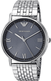 Buy Shop Emporio Armani Kappa Quartz Grey Dial Silver Mesh Bracelet Watch For Men - AR11068 USA Online