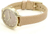 Buy Shop Emporio Armani Kappa Quartz Mother of Pearl Taupe Dial Brown Leather Strap Watch For Men - AR11151 USA Online