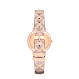Buy Shop Emporio Armani Kappa Quartz Rose Gold Dial Pink Leather Strap Watch For Women - AR11010 USA Online