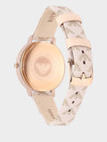 Buy Shop Emporio Armani Kappa Quartz Rose Gold Dial Pink Leather Strap Watch For Women - AR11010 USA Online
