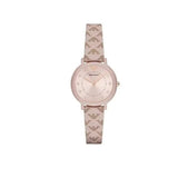 Buy Shop Emporio Armani Kappa Quartz Rose Gold Dial Pink Leather Strap Watch For Women - AR11010 USA Online