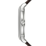 Buy Shop Emporio Armani Kappa Quartz White Dial Brown Leather Strap Watch For Men - AR80006 USA Online