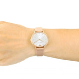 Buy Shop Emporio Armani Kappa Rose Gold & White Dial Beige Nude Leather Strap Watch For Women - AR2510 USA Online