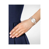 Buy Shop Emporio Armani Kappa Rose Gold & White Dial Beige Nude Leather Strap Watch For Women - AR2510 USA Online