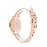 Buy Shop Emporio Armani Kappa Rose Gold & White Dial Beige Nude Leather Strap Watch For Women - AR2510 USA Online