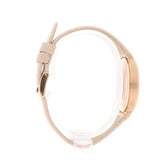 Buy Shop Emporio Armani Kappa Rose Gold & White Dial Beige Nude Leather Strap Watch For Women - AR2510 USA Online