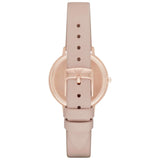 Buy Shop Emporio Armani Kappa Rose Gold & White Dial Beige Nude Leather Strap Watch For Women - AR2510 USA Online