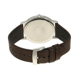 Buy Shop Emporio Armani Kappa Silver Dial Brown Leather Strap Watch for Men - AR11173 USA Online