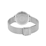 Buy Shop Emporio Armani Kappa Silver Dial Silver Mesh Bracelet Watch For Women - AR11128 USA Online