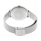 Buy Shop Emporio Armani Kappa Silver Dial Silver Mesh Bracelet Watch For Women - AR11128 USA Online