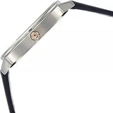 Buy Shop Emporio Armani Kappa White Mother of Pearl Dial Black Leather Strap Watch For Women - AR2509 USA Online