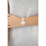 Buy Shop Emporio Armani Kappa White Mother of Pearl Dial Pink Leather Strap Watch For Women - AR2512 USA Online