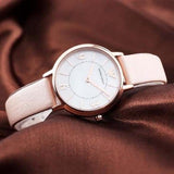 Buy Shop Emporio Armani Kappa White Mother of Pearl Dial Pink Leather Strap Watch For Women - AR2512 USA Online