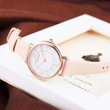 Buy Shop Emporio Armani Kappa White Mother of Pearl Dial Pink Leather Strap Watch For Women - AR2512 USA Online