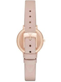 Buy Shop Emporio Armani Kappa White Mother of Pearl Dial Pink Leather Strap Watch For Women - AR2512 USA Online