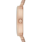 Buy Shop Emporio Armani Kappa White Mother of Pearl Dial Pink Leather Strap Watch For Women - AR2512 USA Online