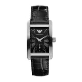 Buy Shop Emporio Armani Classic Analog Black Dial Black Leather Strap Strap Watch For Men - AR1604 USA Online