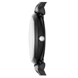 Buy Shop Emporio Armani Gianni T-Bar Quartz Black Mother of Pearl Dial Black Steel Strap Watch For Women - AR11268 USA Online