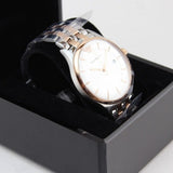 Buy Shop Emporio Armani Lambda Analog Silver Dial Two Tone Steel Strap Watch For Men - AR11044 USA Online