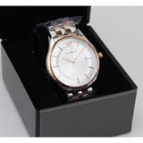 Buy Shop Emporio Armani Lambda Analog Silver Dial Two Tone Steel Strap Watch For Men - AR11044 USA Online