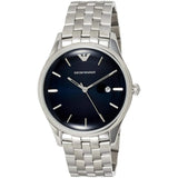 Buy Shop Emporio Armani Lambda Blue Dial Silver Steel Strap Watch for Men - AR11019 USA Online