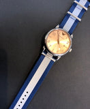 Buy Shop Emporio Armani Luigi Analog Beige Dial Two Tone NATO Strap Watch For Men - AR11212 USA Online