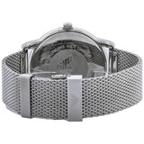 Buy Shop Emporio Armani Luigi Analog Black Dial Silver Mesh Bracelet Watch For Men - AR11272 USA Online