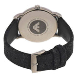 Buy Shop Emporio Armani Luigi Analog Brown Dial Black Leather Strap Watch For Men - AR11156 USA Online