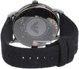 Buy Shop Emporio Armani Luigi Analog Brown Dial Black Leather Strap Watch For Men - AR11156 USA Online