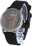 Buy Shop Emporio Armani Luigi Analog Brown Dial Black Leather Strap Watch For Men - AR11156 USA Online