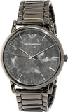 Buy Shop Emporio Armani Luigi Analog Grey Dial Grey Steel Strap Watch For Men - AR11155 USA Online
