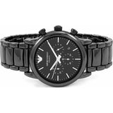 Buy Shop Emporio Armani Luigi Chronograph Black Dial Black Stainless Steel Watch For Men - AR1507 USA Online