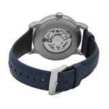 Buy Shop Emporio Armani Luigi Automatic Blue Dial Blue Leather Strap Watch For Men - AR60030 USA Online