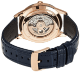 Buy Shop Emporio Armani Luigi Automatic Silver Dial Black Leather Strap Watch For Men - AR60013 USA Online