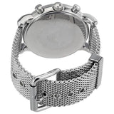 Buy Shop Emporio Armani Luigi Black Dial Silver Mesh Bracelet Watch For Men - AR8032 USA Online