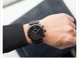 Buy Shop Emporio Armani Luigi Ceramic Chronograph Black Dial Black Strap Watch For Men - AR1509 USA Online