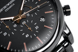 Buy Shop Emporio Armani Luigi Ceramic Chronograph Black Dial Black Strap Watch For Men - AR1509 USA Online