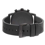 Buy Shop Emporio Armani Luigi Chronograph Black Dial Black Leather Strap Watch For Men - AR11133 USA Online