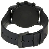 Buy Shop Emporio Armani Luigi Chronograph Black Dial Black Leather Strap Watch For Men - AR11133 USA Online