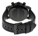 Buy Shop Emporio Armani Luigi Chronograph Black Dial Black Leather Strap Watch For Men - AR1737 USA Online