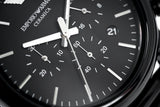 Buy Shop Emporio Armani Luigi Chronograph Black Dial Black Stainless Steel Watch For Men - AR1507 USA Online