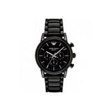 Buy Shop Emporio Armani Luigi Chronograph Black Dial Black Stainless Steel Watch For Men - AR1507 USA Online