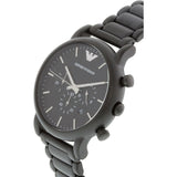 Buy Shop Emporio Armani Luigi Chronograph Black Dial Black Stainless Steel Watch For Men - AR1895 USA Online