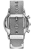 Buy Shop Emporio Armani Luigi Chronograph Black Dial Silver Mesh Bracelet Watch For Men - AR1811 USA Online
